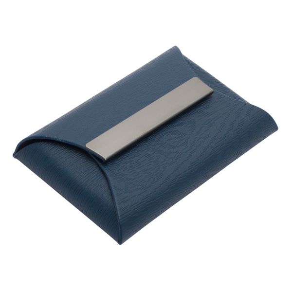 Fold business card holder, dark blue photo