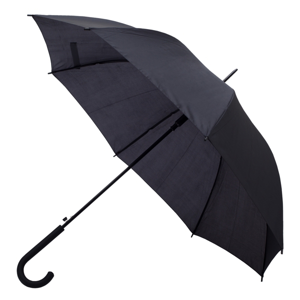 Fribourg auto open umbrella, black photo