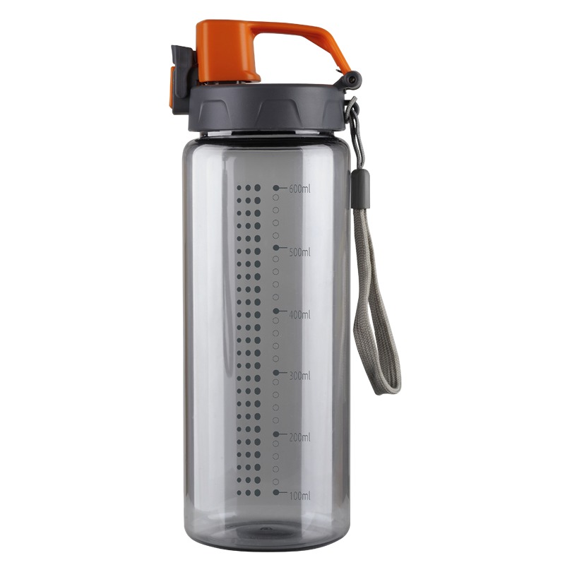 600 ml Feelsogood water bottle, orange/grey photo