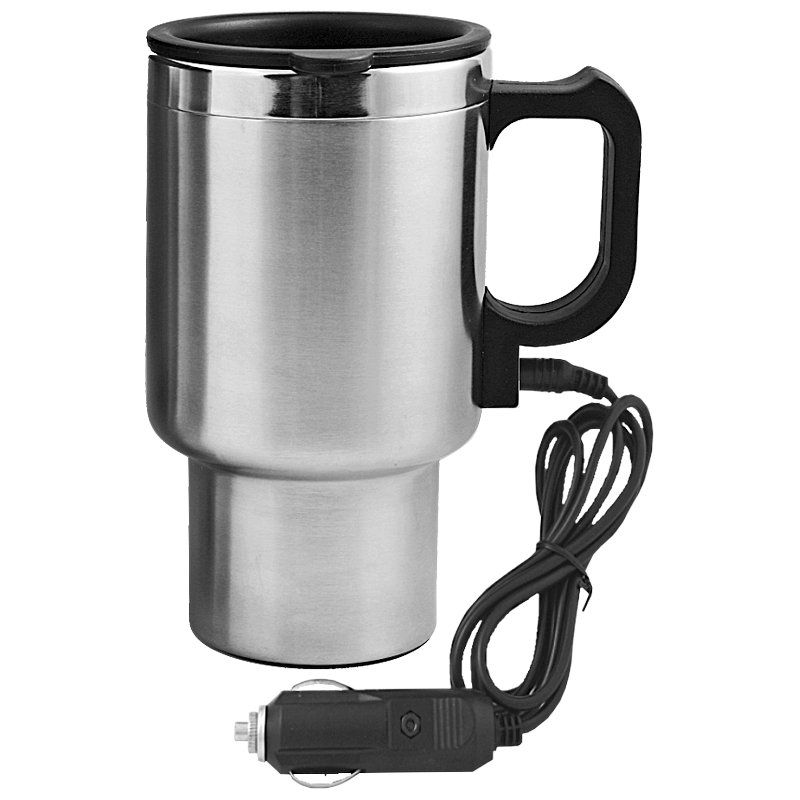 400 ml Auto Steel Mug insulated car mug, silver/black photo
