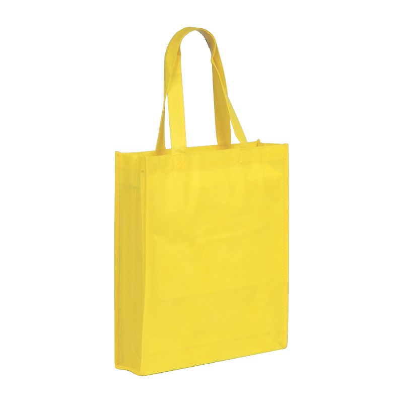 Non-woven shopping bag, yellow photo