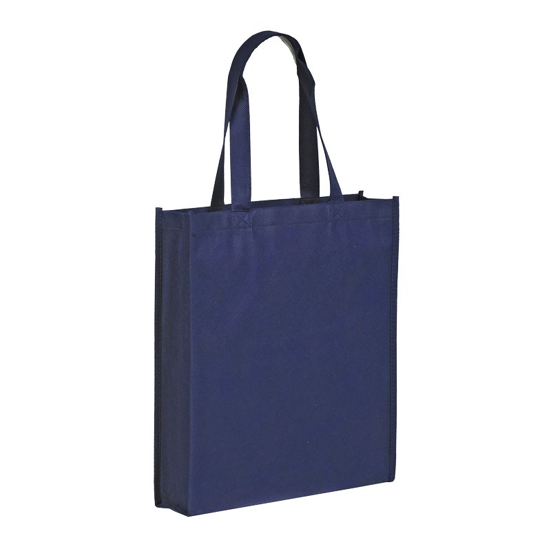 Non-woven shopping bag, dark blue photo