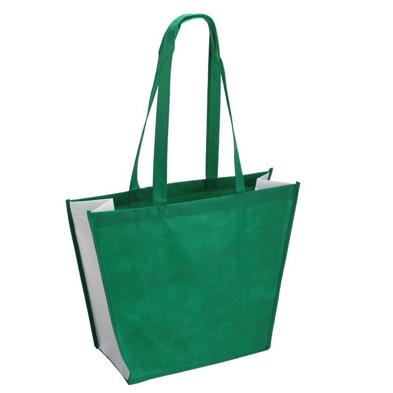 Shopping & beach bag, dark green photo