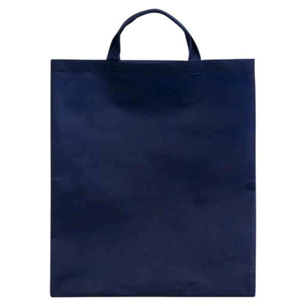 Non-woven shopping bag, blue photo