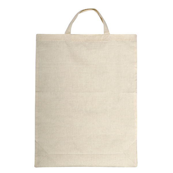 Cotton shopping bag, beige photo