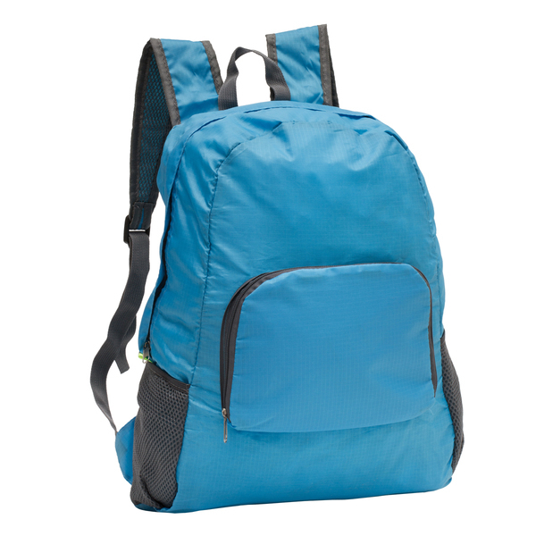 Belmont foldable backpack, blue photo