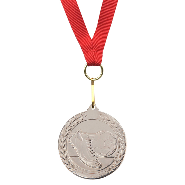 Soccer Winner medal, silver photo