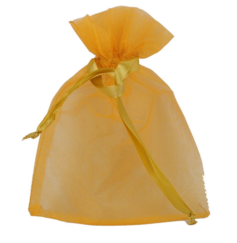 Gift sack, gold photo