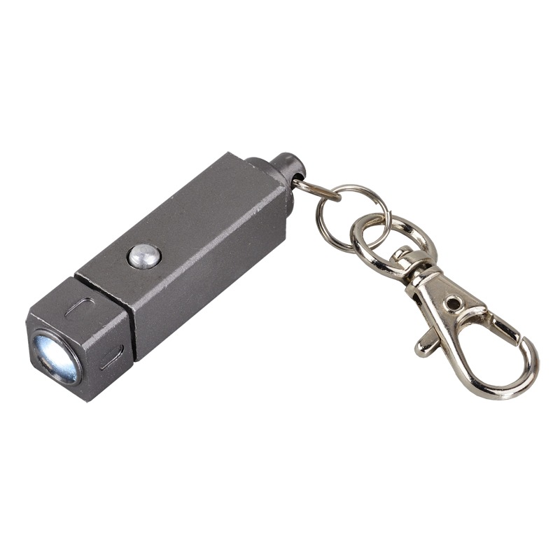 Muscle LED torch keyring, graphite photo