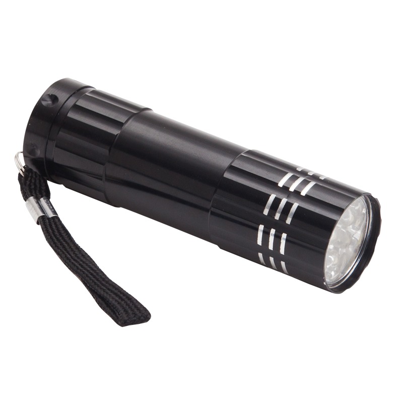 Jewel LED torch, black photo