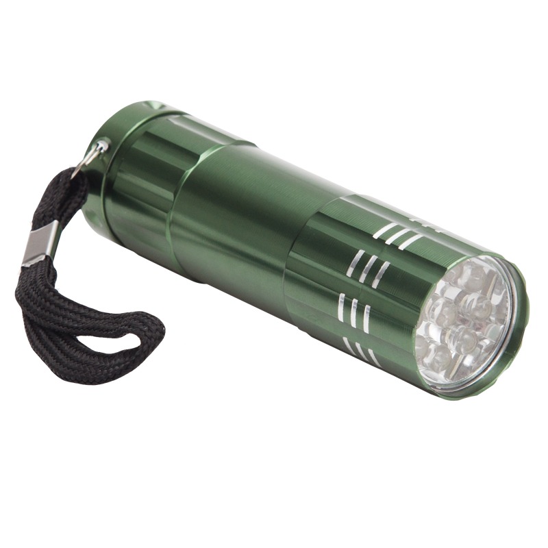 Jewel LED torch, green photo