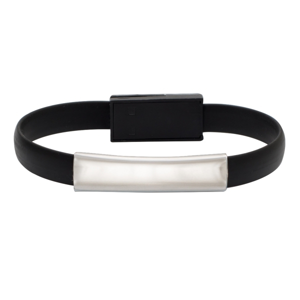 Bracelet USB cable, black photo