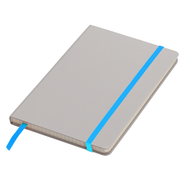 Cartagena 130×210/80p squared notepad, light blue/grey photo